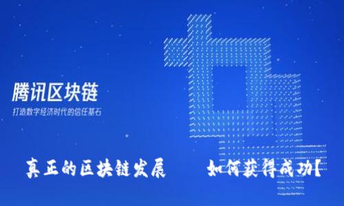 真正的区块链发展 — 如何获得成功?