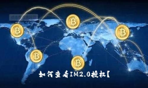 如何查看IM2.0授权?