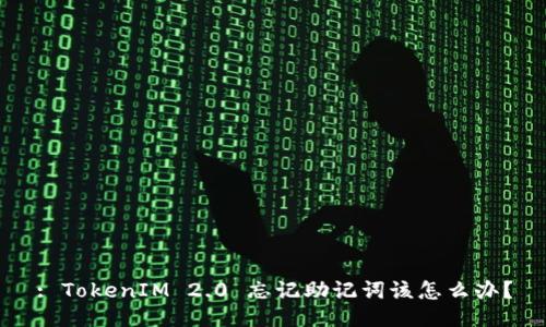 : TokenIM 2.0 忘记助记词该怎么办？